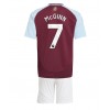 Aston Villa John McGinn #7 Hemmaställ Barn 2024-25 Korta ärmar (+ Korta byxor)